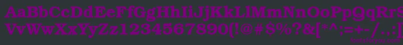 Bkm75C Font – Purple Fonts on Black Background