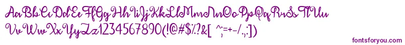 DecemberCalligraphyTtf Font – Purple Fonts