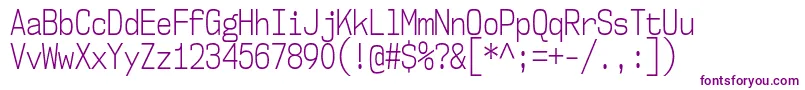 Nk57MonospaceCdLt Font – Purple Fonts