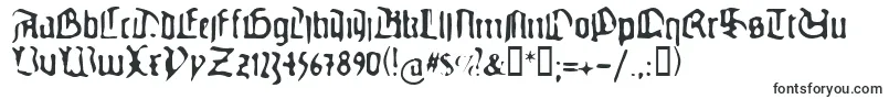 Guteg-fontti – rikkinäiset fontit