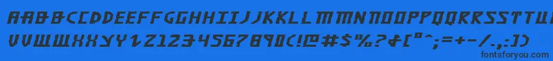 Khazadei Font – Black Fonts on Blue Background