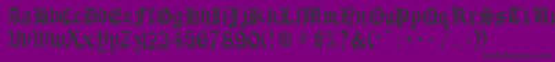 BloodOfDracula Font – Black Fonts on Purple Background