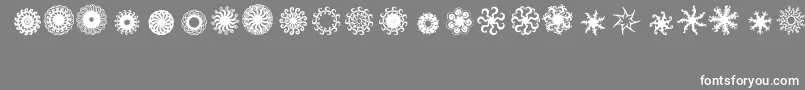 Ladoodles7 Font – White Fonts on Gray Background