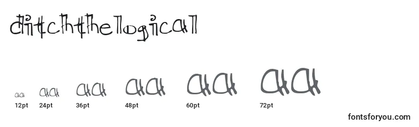 DitchTheLogical Font Sizes