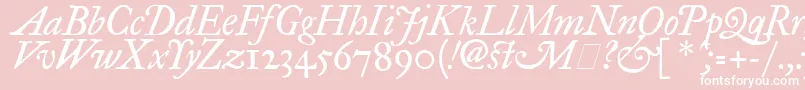 Fegpit2 Font – White Fonts on Pink Background