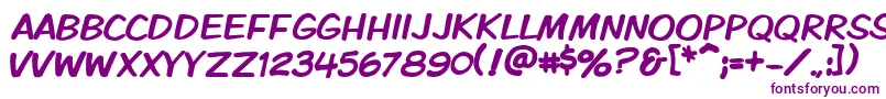 Vtckomixationcaps Font – Purple Fonts on White Background