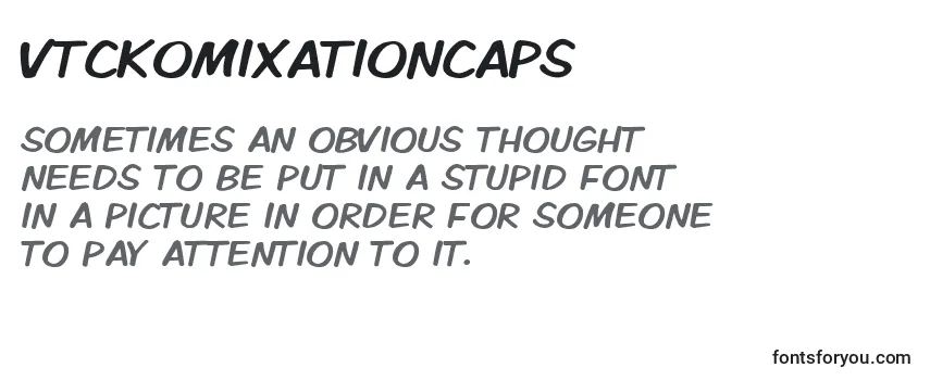 Vtckomixationcaps Font
