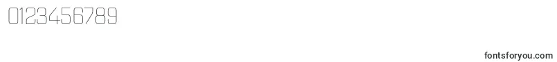 Quarcanormthin Font – Fonts for Numbers and Digits