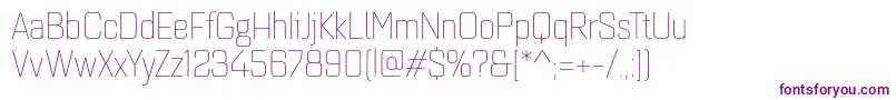 Quarcanormthin Font – Purple Fonts