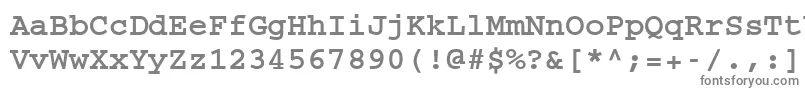 CourierCeBold Font – Gray Fonts