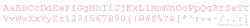 CourierCeBold Font – Pink Fonts