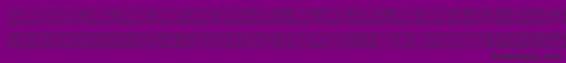 BackToHeavyCoatFatGroundQuad-Schriftart – Schwarze Schriften auf violettem Hintergrund