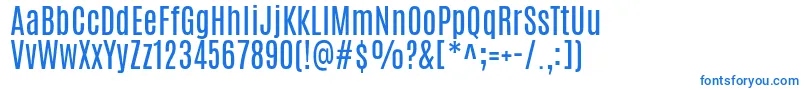 AntonioRegular Font – Blue Fonts on White Background