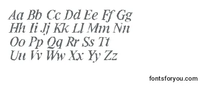 RiccionerandomItalic-fontti