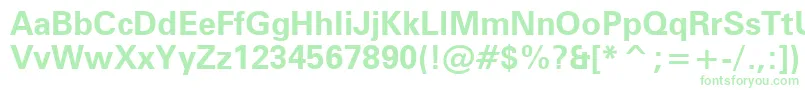 ZurichBoldBt Font – Green Fonts