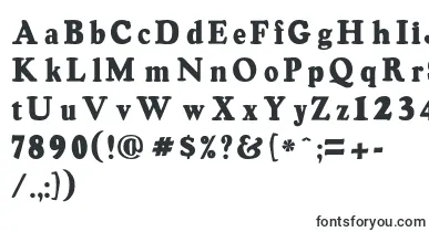 Oswaldgrey font – basic Fonts