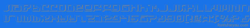 Weitere Informationen zur Infinitys-Schriftart Infinitys-Schriftart – Graue Schriften auf blauem Hintergrund