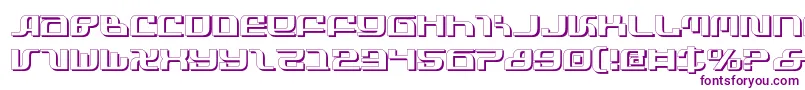 Шрифт Infinitys – фиолетовые шрифты
