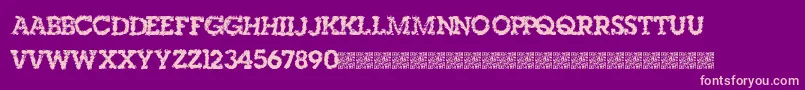 Singleorigin Font – Pink Fonts on Purple Background