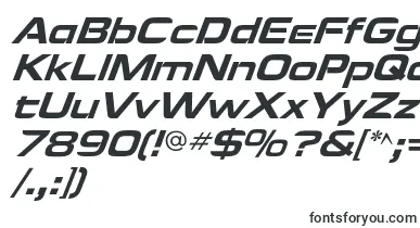 ManiaextendedcItalic font – military Fonts
