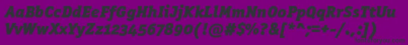 Czcionka OfficinaserblkositcttРљСѓСЂСЃРёРІ – czarne czcionki na fioletowym tle