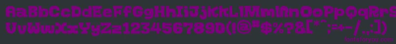 Lisätietoja GoGoGo-fontista GoGoGo-fontti – violetit fontit mustalla taustalla