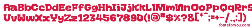 GoGoGo Font – Red Fonts on White Background