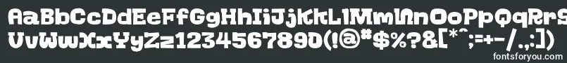 GoGoGo Font – White Fonts on Black Background