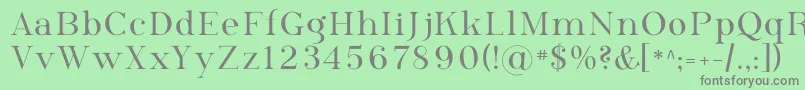 PhosphorusSelenide Font – Gray Fonts on Green Background