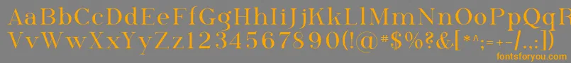 PhosphorusSelenide Font – Orange Fonts on Gray Background