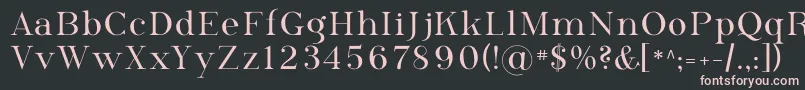 フォントPhosphorusSelenide – 黒い背景にピンクのフォント