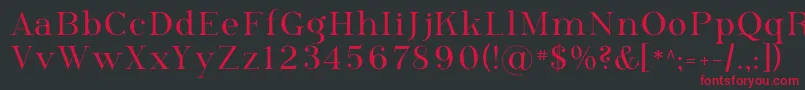 PhosphorusSelenide Font – Red Fonts on Black Background