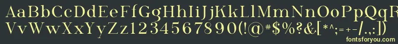 PhosphorusSelenide Font – Yellow Fonts on Black Background