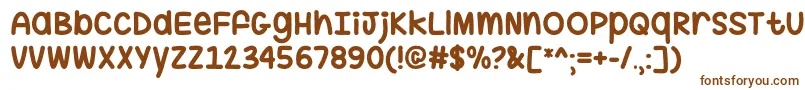 HugMeTightOtf Font – Brown Fonts