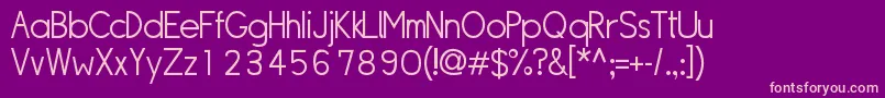 Sipll Font – Pink Fonts on Purple Background