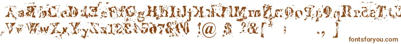 Imperfetta Font – Brown Fonts