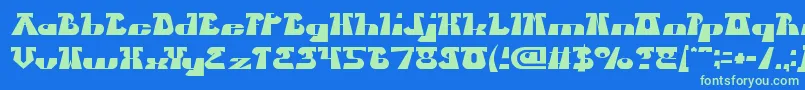 More about BluesMelody Font BluesMelody Font – Green Fonts on Blue Background