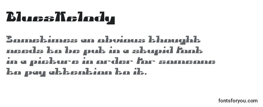 Review of the BluesMelody Font