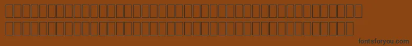 Wphv05na Font – Black Fonts on Brown Background
