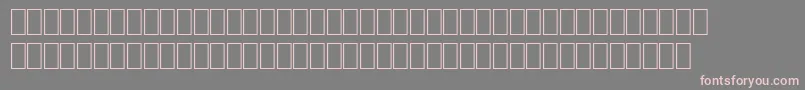 Wphv05na Font – Pink Fonts on Gray Background