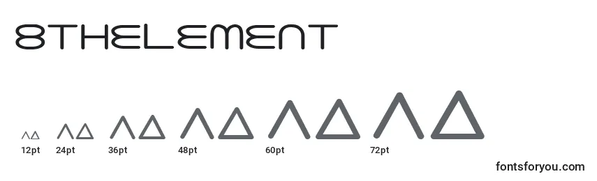 8thelement Font Sizes