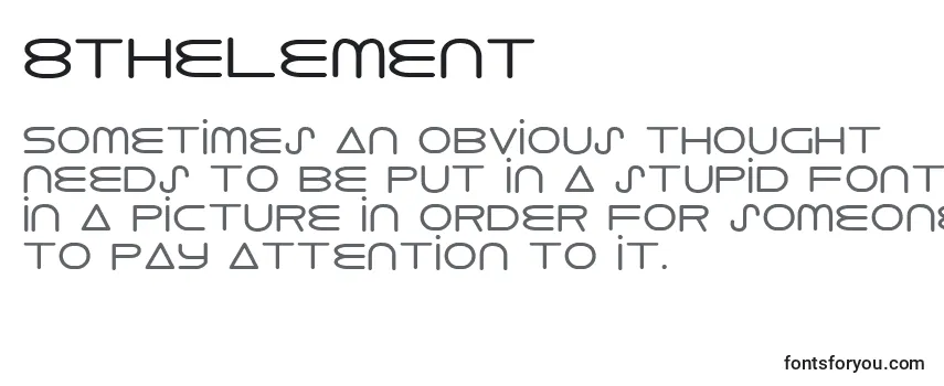 Шрифт 8thelement