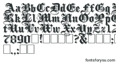  ShadowedBlackWide font