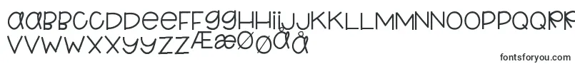 Hellokindergarten-Schriftart – norwegische Schriften