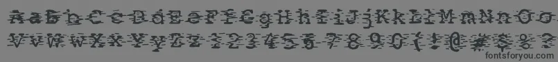 Saiba mais sobre a fonte Static2 Fonte Static2 – fontes pretas em um fundo cinza
