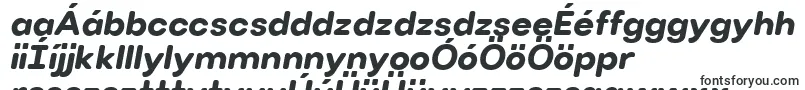 Шрифт VillerayroundedBolditalic – венгерские шрифты