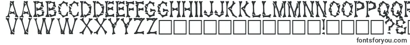 Шрифт HowardRegular – формы шрифтов