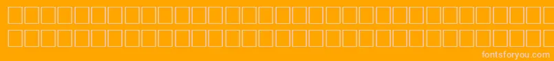 BodonicyrillicfwfBoldItalic Font – Pink Fonts on Orange Background