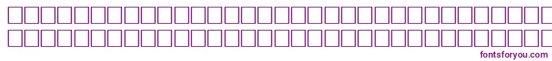 Шрифт BodonicyrillicfwfBoldItalic – фиолетовые шрифты на белом фоне