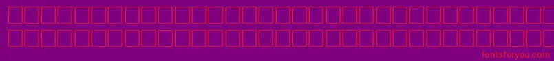 BodonicyrillicfwfBoldItalic Font – Red Fonts on Purple Background